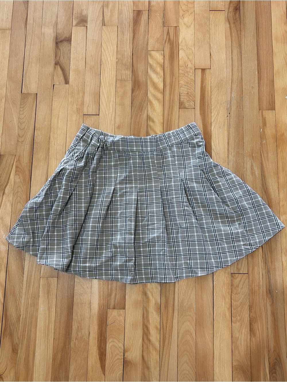 Garage Plaid Circle Skirt
